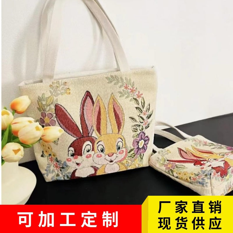 Bolsas de conejo de lienzo al por mayor lienzo